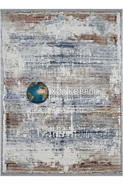 Турецкий ковер Regnum 37368 Голубой-серый